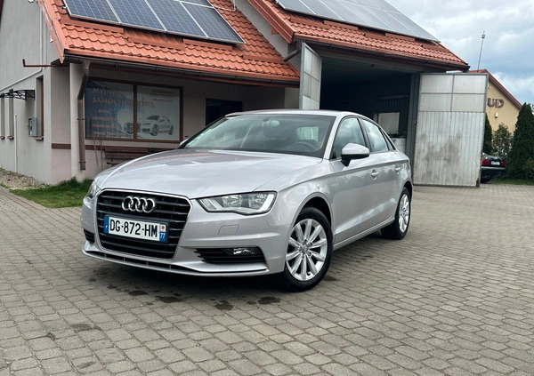 Audi A3 cena 49900 przebieg: 169555, rok produkcji 2015 z Ostrołęka małe 172